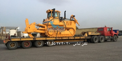 حمل بلدوزر توسط کمرشکن 7 محور