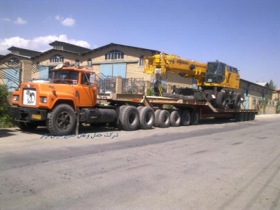 جرثقیل حمل توسط کمرشکن 11 محور 