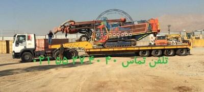 حمل دستگاه حفاری توسط کمرشکن 7محور خلیج فارس ترابر