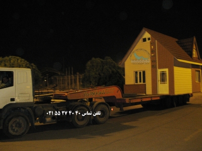 حمل کانکس توسط تریلی ویژه